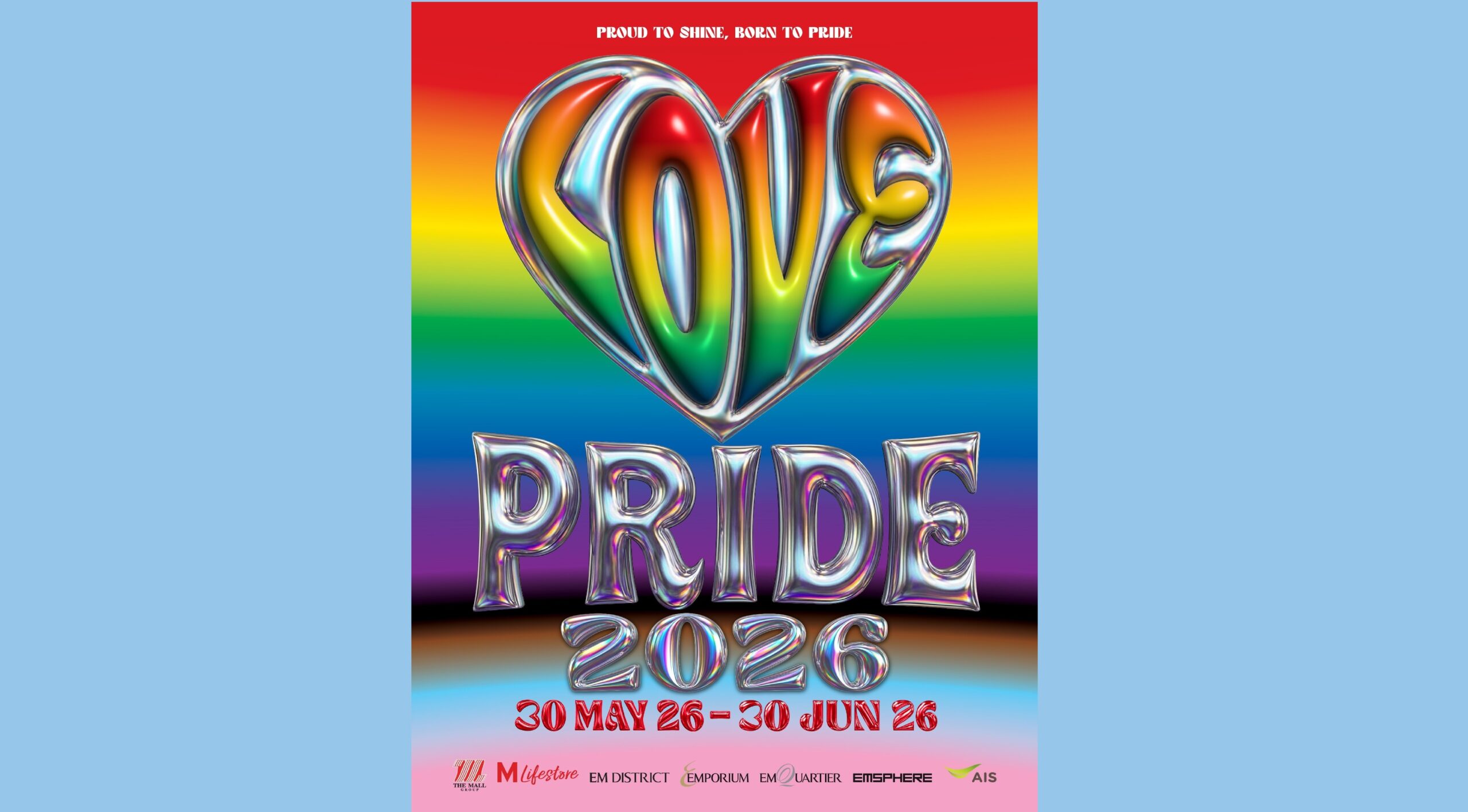 เดอะมอลล์ กรุ๊ป – เอ็ม ดิสทริค เปิดเวที Thailand Pride Economy Forum 2026 ดึงผู้นำระดับนโยบายร่วมผนึกพลังภาครัฐ-เอกชน กำหนดทิศทางเศรษฐกิจสีรุ้งของประเทศไทย